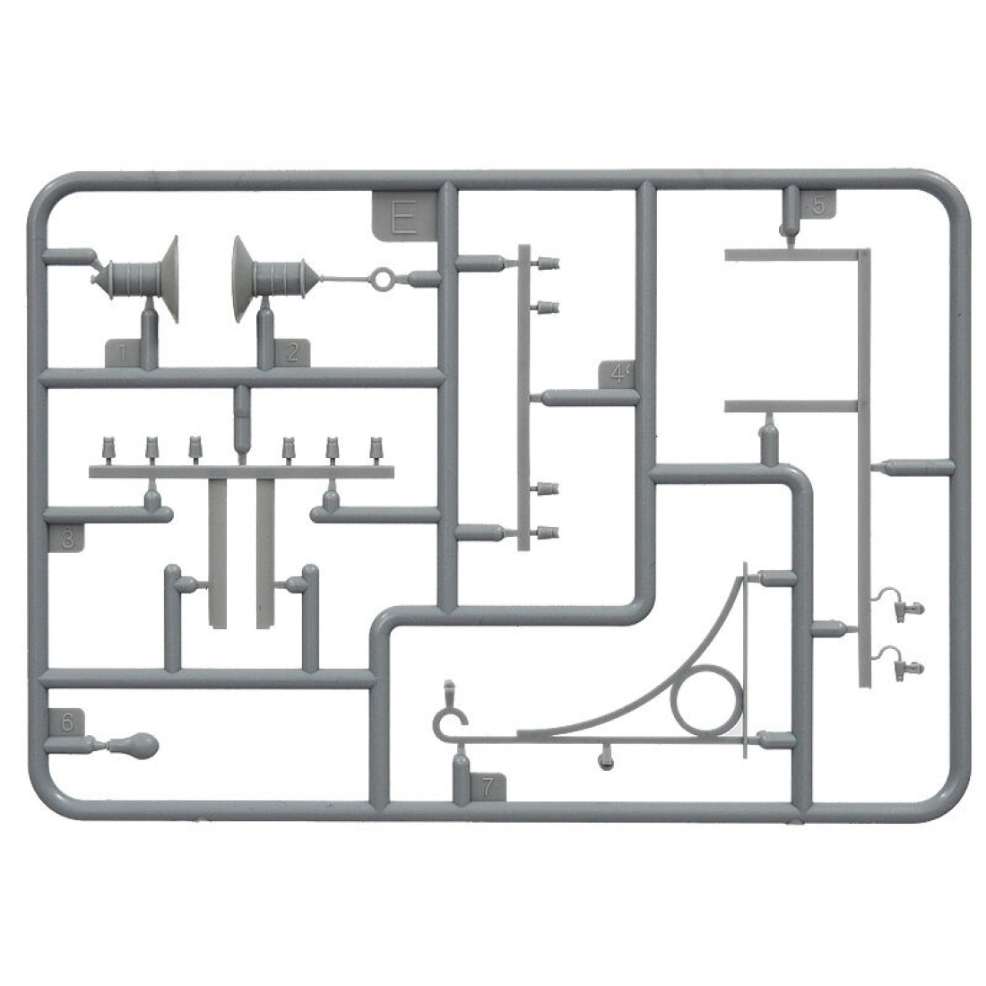 Miniart 35529 1/35 Metal Telegraph Poles for Diorama Plastic Models